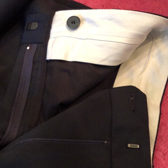 Sandro high waist belt loop zip fly faux back pocket, front pocket trousers - Picture 6 of 11